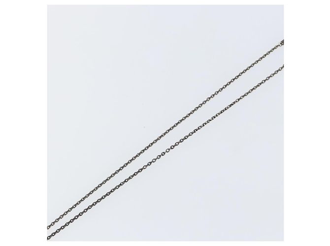 Louis Vuitton Pendente Vivienne S00 Collana metallo Nero M00831 LV Auth 140421 - vista 12