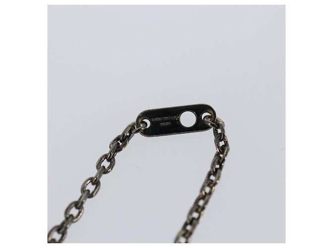 Louis Vuitton Pendente Vivienne S00 Collana metallo Nero M00831 LV Auth 140421 - vista 14