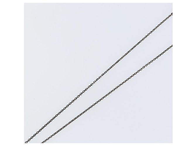 Louis Vuitton Pendente Vivienne S00 Collana metallo Nero M00831 LV Auth 140421 - vista 5
