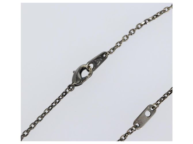 Louis Vuitton Pendente Vivienne S00 Collana metallo Nero M00831 LV Auth 140421 - vista 7