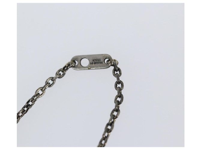 Louis Vuitton Pendente Vivienne S00 Collana metallo Nero M00831 LV Auth 140421 - vista 8