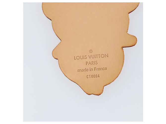 LOUIS VUITTON Takashi Murakami Portachiavi Panda Charm Beige M62637 Auth 142403V - vista 10