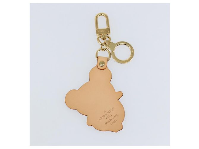 LOUIS VUITTON Takashi Murakami Portachiavi Panda Charm Beige M62637 Auth 142403V - vista 5