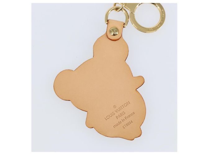 LOUIS VUITTON Takashi Murakami Portachiavi Panda Charm Beige M62637 Auth 142403V - vista 9