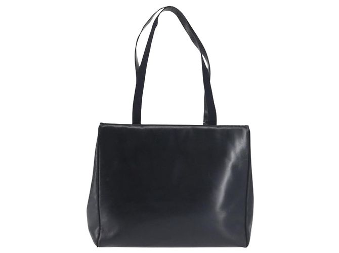 Borsa Tote Vala in pelle blu navy e oro Auth BA6019 di Salvatore Ferragamo D'oro - vista 2