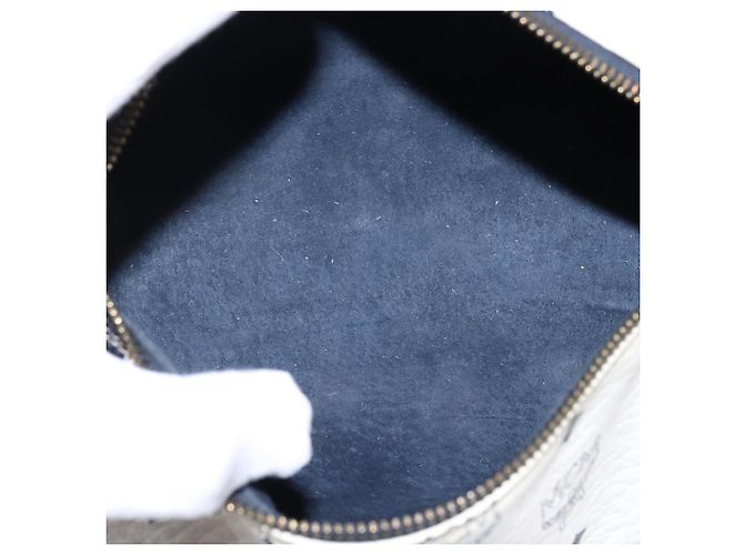 Borsa a spalla MCM Logogram Vicetos in pelle PVC bianca e oro Auth BA5873 Bianco D'oro - vista 10