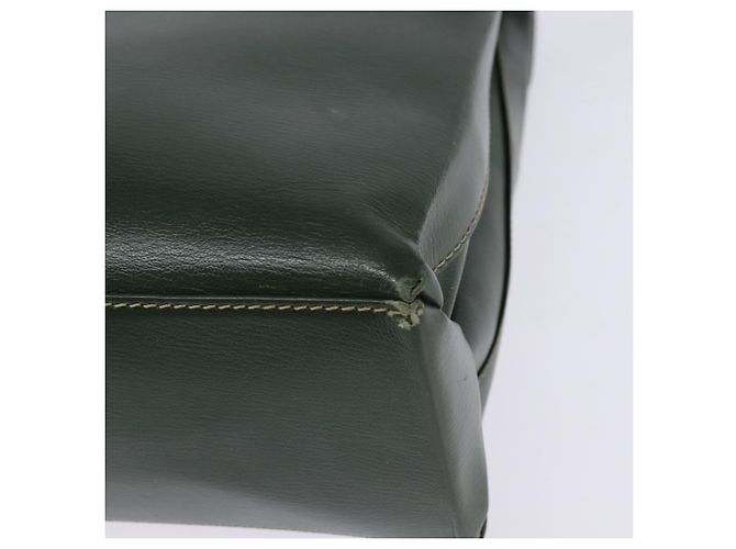 LOEWE Velazquez Borsa a Mano Pelle Suede 2in1 Verde Oro Auth BA6067 D'oro - vista 15