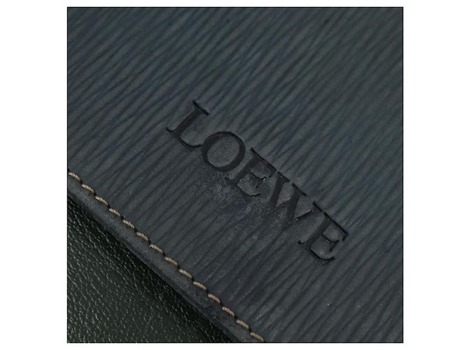LOEWE Velazquez Borsa a Mano Pelle Suede 2in1 Verde Oro Auth BA6067 D'oro - vista 18