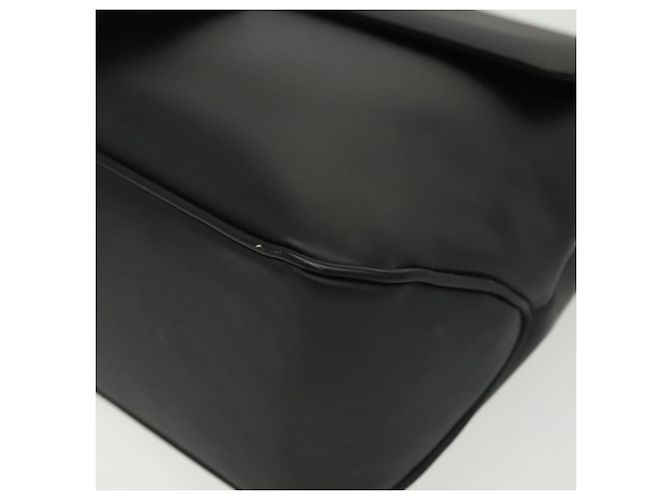 Borsa a Spalla Salvatore Ferragamo Vala in Pelle Nera Argento Autentica 141933 - vista 16