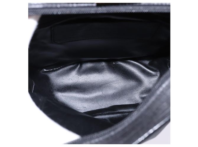 Zaino BALLY in pelle nera e oro Auth BA4807 Nero D'oro - vista 11