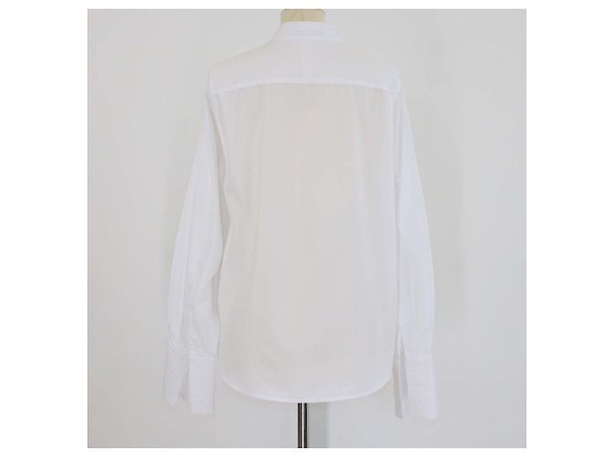Camisa Tuxedo de Manga Larga de Algodón Blanco Louis Vuitton - vista 3