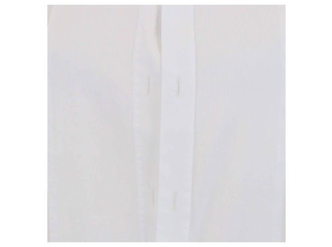 Camisa Tuxedo de Manga Larga de Algodón Blanco Louis Vuitton - vista 4