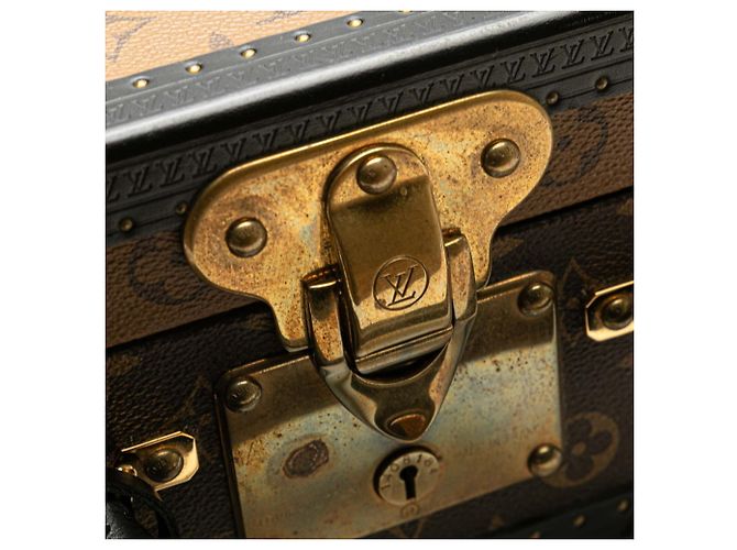 Briefcase Cotteville Monogramma Reverse Louis Vuitton Marrone Nero - vista 4
