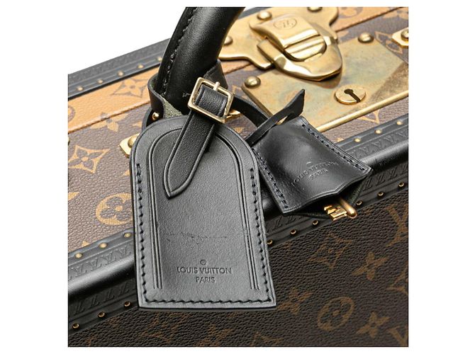 Briefcase Cotteville Monogramma Reverse Louis Vuitton Marrone Nero - vista 8