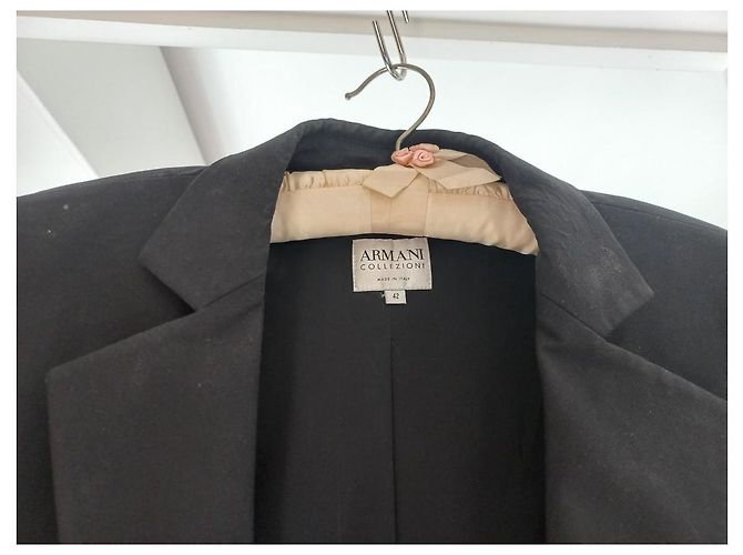 Armani Navy Blue Wool Jacket - view 3