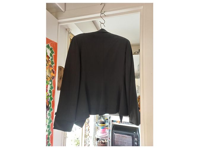 Armani Navy Blue Wool Jacket - view 5