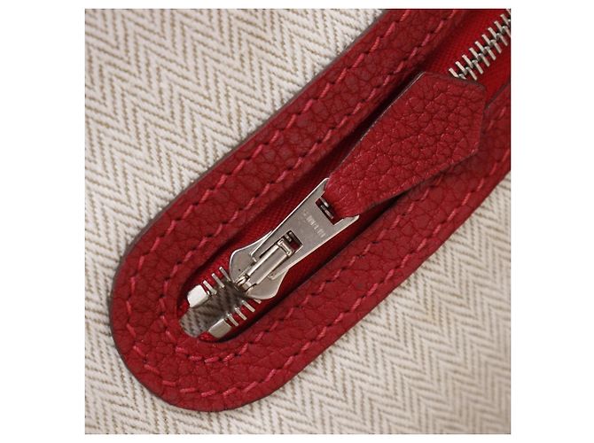 Borsa Hermès Garden TPM in Negonda Rosso - vista 12