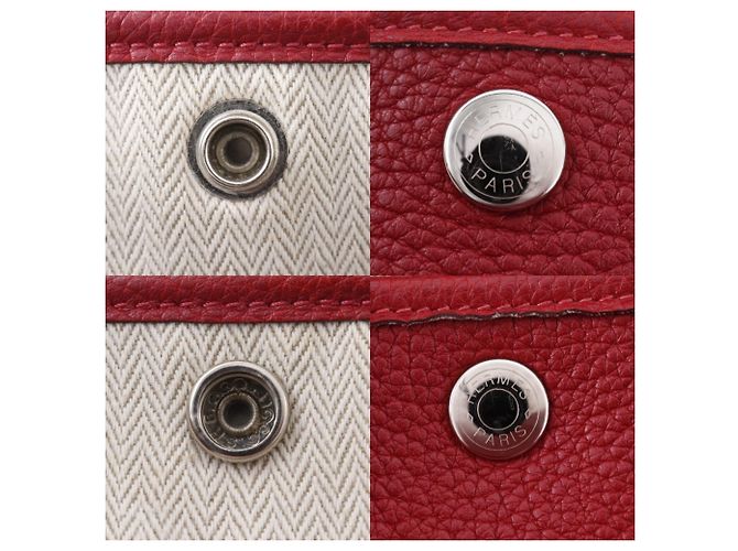 Borsa Hermès Garden TPM in Negonda Rosso - vista 13