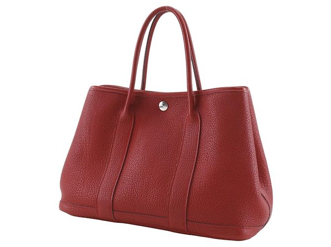 Borsa Hermès Garden TPM in Negonda Rosso - vista 2