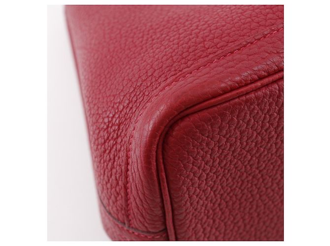 Borsa Hermès Garden TPM in Negonda Rosso - vista 4
