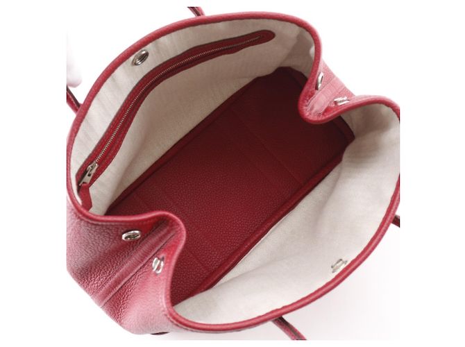 Borsa Hermès Garden TPM in Negonda Rosso - vista 6