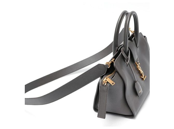 Borsa a mano Downtown Baby di Saint Laurent Marrone - vista 2