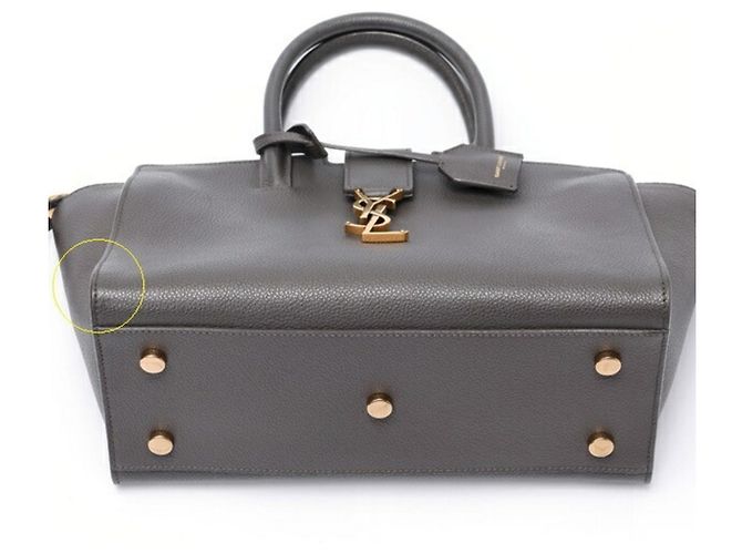 Borsa a mano Downtown Baby di Saint Laurent Marrone - vista 4