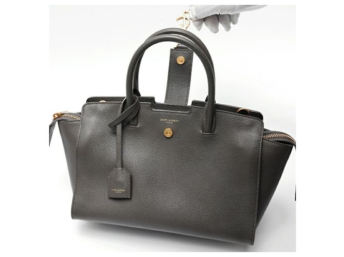 Borsa a mano Downtown Baby di Saint Laurent Marrone - vista 6