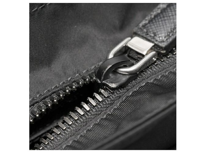 Borsa a Spalla in Pelle Saffiano Prada Nero - view 5