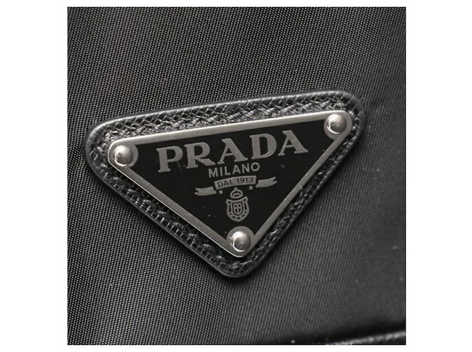 Borsa a Spalla in Pelle Saffiano Prada Nero - view 6
