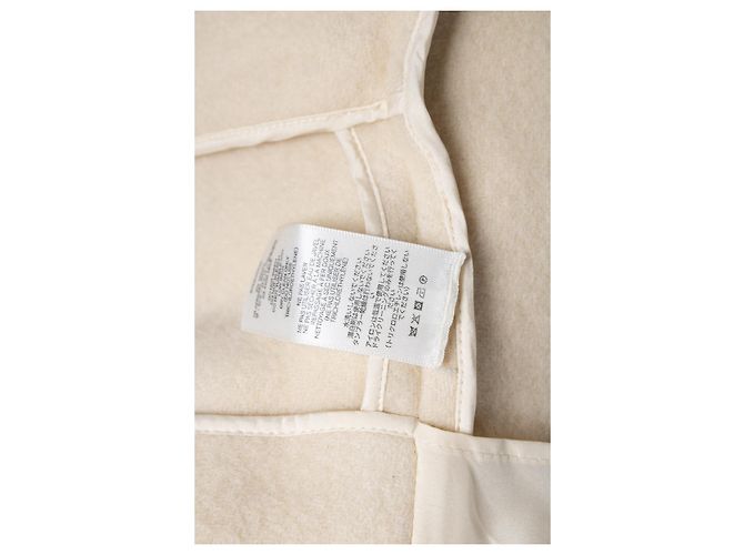 The Row, Azzedina beiger Wolljacke mit verdecktem Verschluss - Ansicht 7