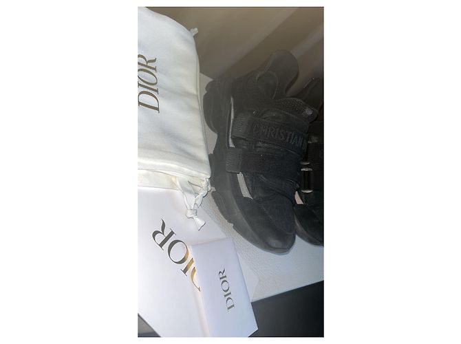 Dior D-Wander Sneaker Schwarz Pony Kalbsleder 36.5 - Ansicht 2