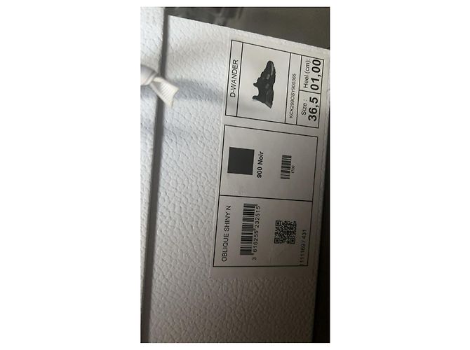 Dior D-Wander Sneaker Schwarz Pony Kalbsleder 36.5 - Ansicht 3
