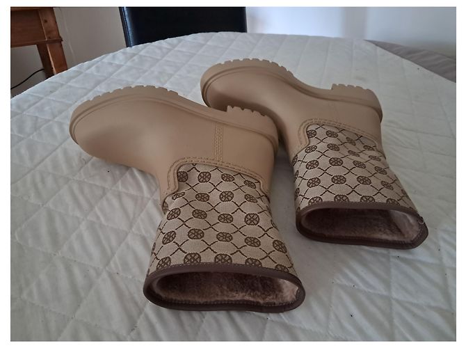 Autre Marque Botines Unisa Genio Jac Beige de Goma - vista 4