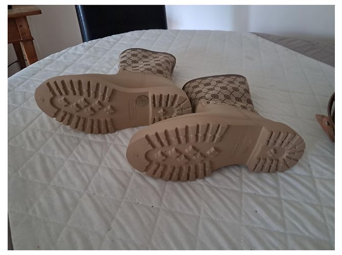 Autre Marque Botines Unisa Genio Jac Beige de Goma - vista 6