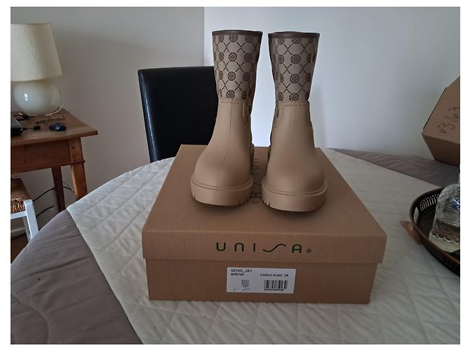 Autre Marque Botines Unisa Genio Jac Beige de Goma - vista 7