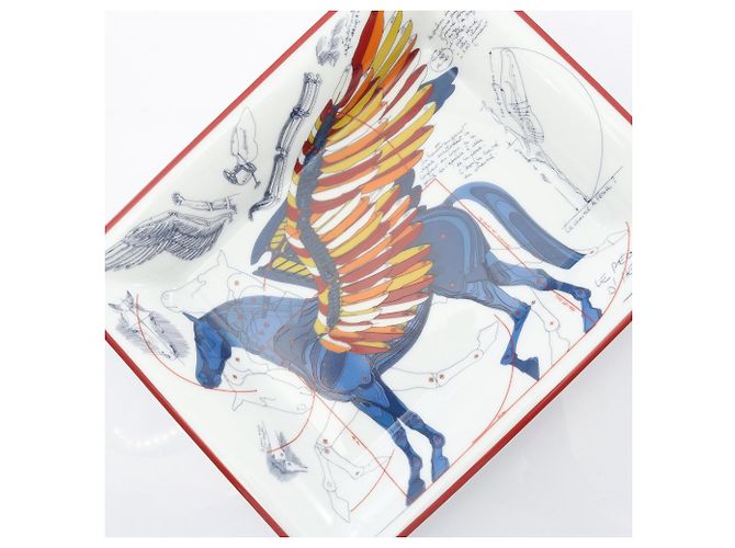 Cendrier Hermès Vid Poche Pegasus Blanc Multicolore - vue 6
