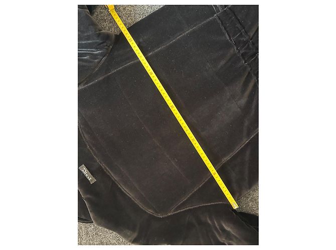 Abrigo de invierno de terciopelo negro Sonia Rykiel - vista 13