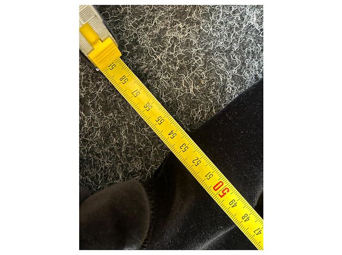 Abrigo de invierno de terciopelo negro Sonia Rykiel - vista 14