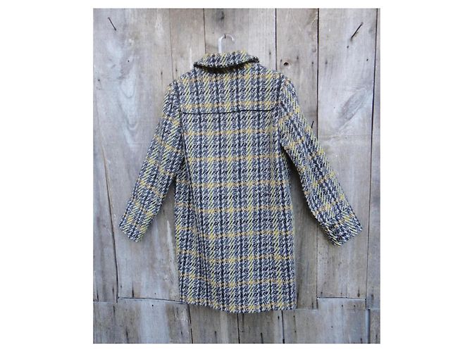 Abrigo Duffle Coat Aquascutum de tweed gris - vista 9