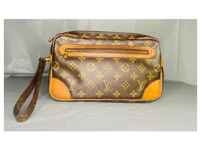 Louis Vuitton Marly Dragonne Pochette Monogram Marrone - vista 2