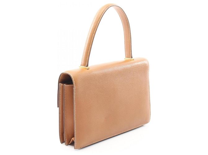 Borsa a mano Hermès Piano Marrone - vista 2