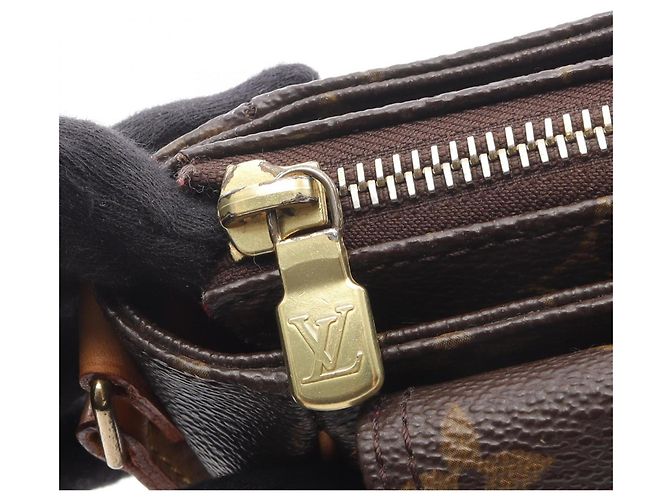 Borsa a Spalla Louis Vuitton Viva Cite PM Marrone - vista 12