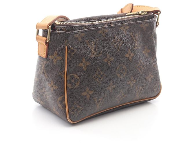 Borsa a Spalla Louis Vuitton Viva Cite PM Marrone - vista 2