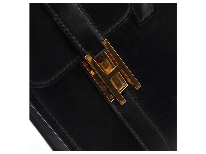 Borsa a mano Hermès Drag 30 Nero - vista 13