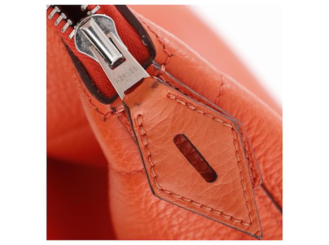 Borsa Hermès Bolide 31 Arancione - vista 13