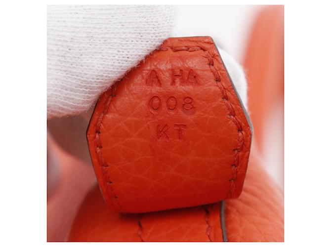 Borsa Hermès Bolide 31 Arancione - vista 17