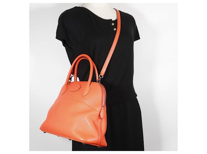 Borsa Hermès Bolide 31 Arancione - vista 18