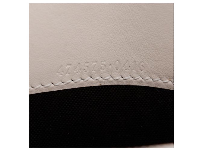 Cartera/Clutch Gucci GG Marmont con cadena Blanco - vista 10