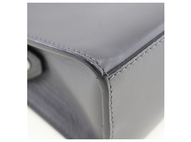 Fendi Mini Messenger Leder 2-in-1 Tasche Grau - Ansicht 6